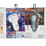 Caricabatterie da auto Macron Color USB P78 55W PD3.0 / PPS + QC3.0, without Cable