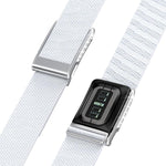 Cinturino per orologio in nylon elastico con diamanti a fila singola, For WHOOP 5.0 Electrocardiogram