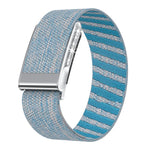 Cinturino per orologio in nylon elastico con diamanti a fila singola, For WHOOP 5.0 Electrocardiogram