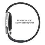 Cinturino per orologio in nylon elastico con diamanti a fila singola, For WHOOP 5.0 Electrocardiogram