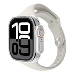 Cinturino per orologio in silicone con fibbia sottile a inversione e connettore angolato., For Apple Watch 46mm / 49mm / 45mm / 44mm, For Apple Watch 42mm / 41mm / 40mm / 38mm