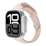 Cinturino per orologio in silicone con fibbia sottile a inversione e connettore angolato., For Apple Watch 46mm / 49mm / 45mm / 44mm, For Apple Watch 42mm / 41mm / 40mm / 38mm