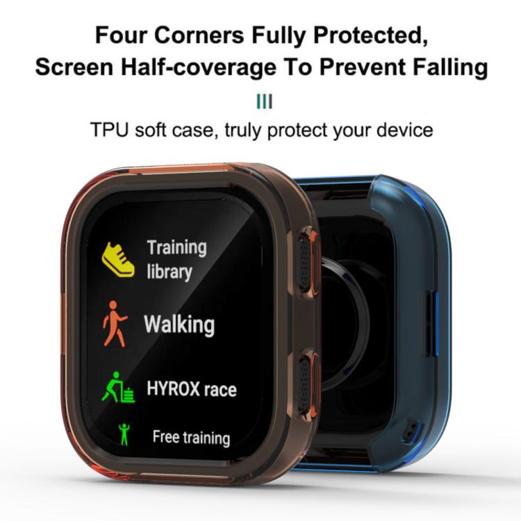 Custodia protettiva per orologio in TPU cavo a mezza copertura color caramella, For Amazfit Bip Max