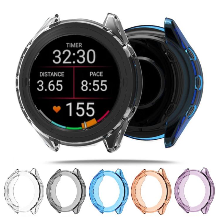 Custodia protettiva per orologio in TPU cavo a mezza copertura color caramella, For Garmin Foreruuner 170 / 70