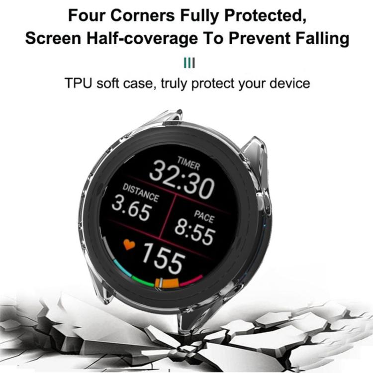 Custodia protettiva per orologio in TPU cavo a mezza copertura color caramella, For Garmin Foreruuner 170 / 70