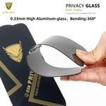 10 pezzi OG Golden Armor Pellicola in vetro temperato antistatica ad alto contenuto di alluminio con stampa serigrafica per la privacy, For iPhone 17e / 16e, For iPhone 17 Pro Max, For iPhone 17 Pro, For iPhone 17, For iPhone Air, For iPhone 16 Pro Max...