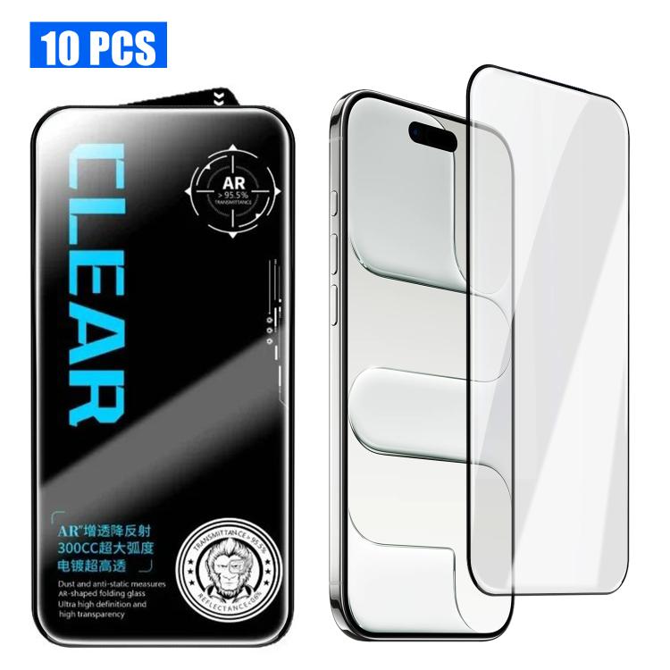 10 pezzi di pellicola in vetro temperato HD serigrafata ad alto contenuto di allumina, antiriflesso, 300 cc, galvanizzata., For iPhone Fold Outer Screen, For iPhone 18, For iPhone 18 Pro, For iPhone 18 Pro Max, For iPhone 17 Pro Max, For iPhone 17 Pro ...
