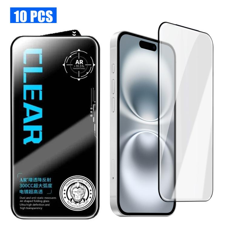10 pezzi di pellicola in vetro temperato HD serigrafata ad alto contenuto di allumina, antiriflesso, 300 cc, galvanizzata., For iPhone Fold Outer Screen, For iPhone 18, For iPhone 18 Pro, For iPhone 18 Pro Max, For iPhone 17 Pro Max, For iPhone 17 Pro ...