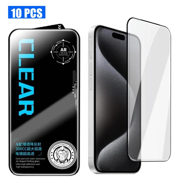 10 pezzi di pellicola in vetro temperato HD serigrafata ad alto contenuto di allumina, antiriflesso, 300 cc, galvanizzata., For iPhone Fold Outer Screen, For iPhone 18, For iPhone 18 Pro, For iPhone 18 Pro Max, For iPhone 17 Pro Max, For iPhone 17 Pro ...
