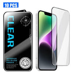 10 pezzi di pellicola in vetro temperato HD serigrafata ad alto contenuto di allumina, antiriflesso, 300 cc, galvanizzata., For iPhone Fold Outer Screen, For iPhone 18, For iPhone 18 Pro, For iPhone 18 Pro Max, For iPhone 17 Pro Max, For iPhone 17 Pro ...