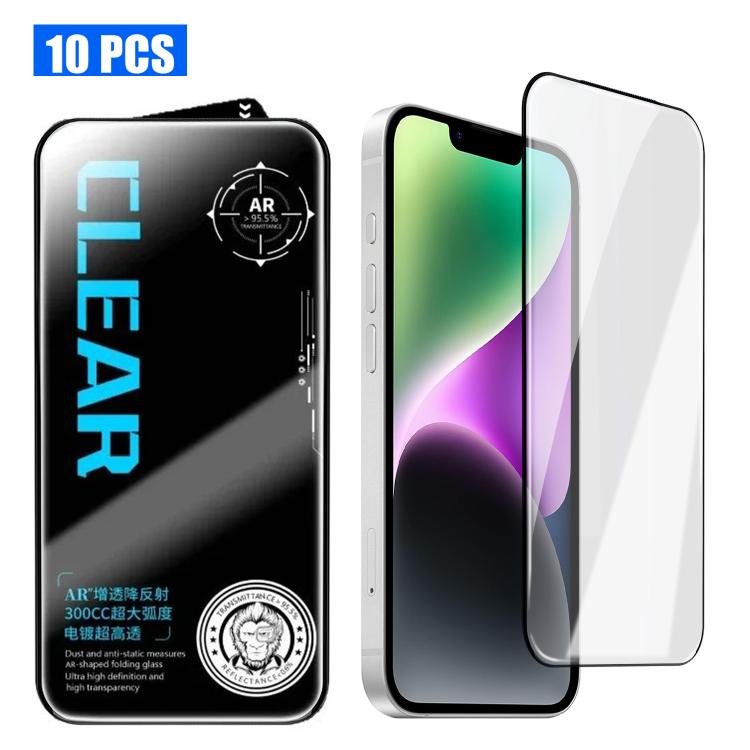 10 pezzi di pellicola in vetro temperato HD serigrafata ad alto contenuto di allumina, antiriflesso, 300 cc, galvanizzata., For iPhone Fold Outer Screen, For iPhone 18, For iPhone 18 Pro, For iPhone 18 Pro Max, For iPhone 17 Pro Max, For iPhone 17 Pro ...