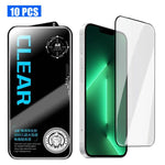 10 pezzi di pellicola in vetro temperato HD serigrafata ad alto contenuto di allumina, antiriflesso, 300 cc, galvanizzata., For iPhone Fold Outer Screen, For iPhone 18, For iPhone 18 Pro, For iPhone 18 Pro Max, For iPhone 17 Pro Max, For iPhone 17 Pro ...