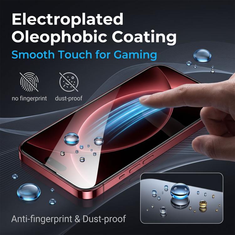 10 pezzi di pellicola in vetro temperato HD serigrafata ad alto contenuto di allumina, antiriflesso, 300 cc, galvanizzata., For iPhone Fold Outer Screen, For iPhone 18, For iPhone 18 Pro, For iPhone 18 Pro Max, For iPhone 17 Pro Max, For iPhone 17 Pro ...