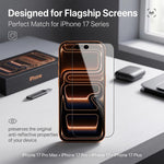 Pellicola serigrafica in vetro temperato HD antiriflesso AR ad alto contenuto di allumina, For iPhone 17 Pro Max, For iPhone 17 Pro, For iPhone 17, For iPhone Air, For iPhone 16 Pro Max, For iPhone 16 Pro, For iPhone 16, For iPhone 15 Pro Max          ...
