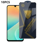 10 pezzi OG Golden Armor Pellicola in vetro temperato antistatica ad alto contenuto di alluminio con stampa serigrafica per la privacy, For Galaxy S26+ 5G, For Galaxy F07 4G, For Galaxy M07 4G, For Galaxy M17 5G, For Galaxy S26 5G, For Galaxy F17 5G   ...
