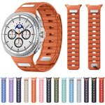 Cinturino per orologio in silicone a tinta unita con motivo a pois magnetico., For Galaxy Watch9/8/9 Classic/8 Classic