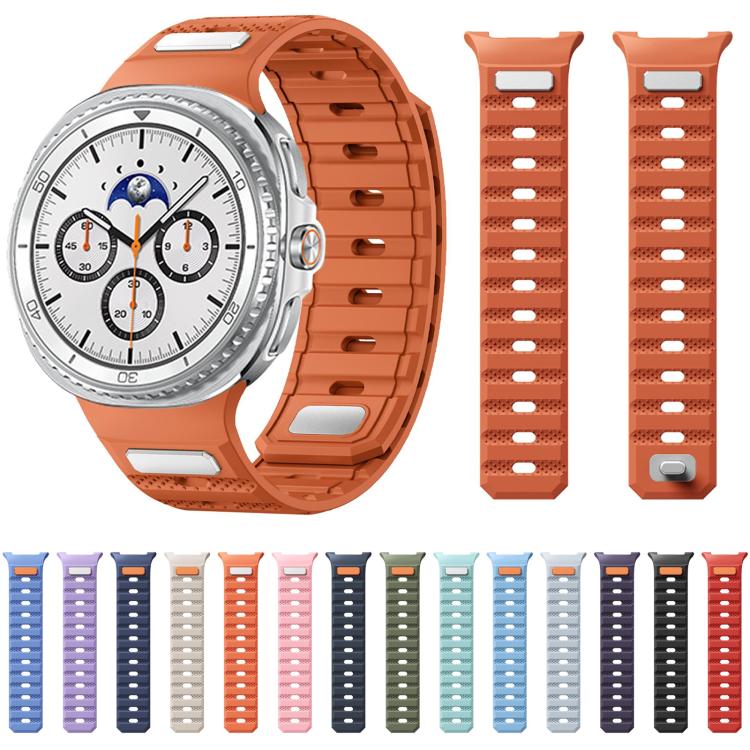 Cinturino per orologio in silicone a tinta unita con motivo a pois magnetico., For Galaxy Watch9/8/9 Classic/8 Classic