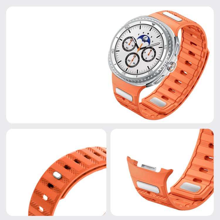 Cinturino per orologio in silicone a tinta unita con motivo a pois magnetico., For Galaxy Watch9/8/9 Classic/8 Classic