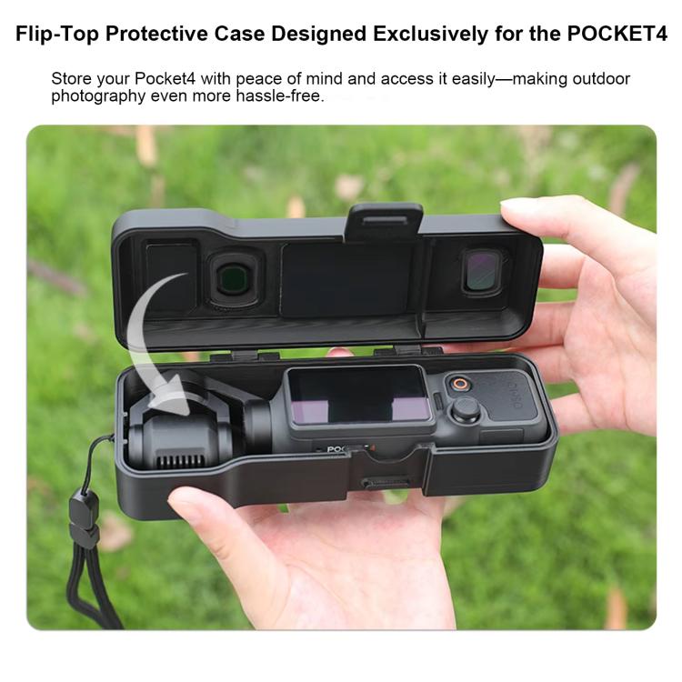 Cover a libro antiurto, antigraffio e anticaduta, For DJI Osmo Pocket 4 / 3 Long, For DJI Osmo Pocket 4 / 3 Short