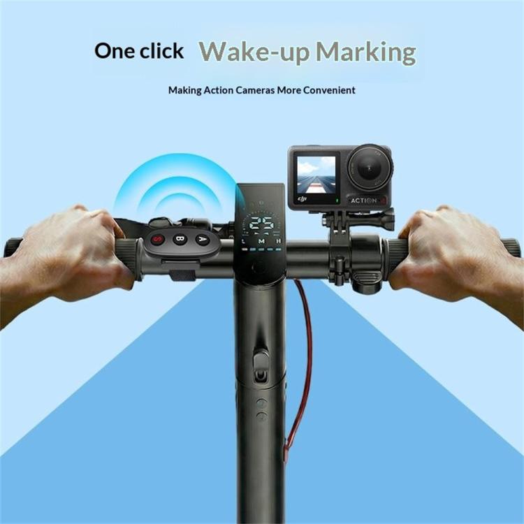 Telecomando Bluetooth a 3 pulsanti D09 per DJI, Insta360, GoPro e altre action cam, smartphone