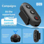Telecomando Bluetooth a 3 pulsanti D09 per DJI, Insta360, GoPro e altre action cam, smartphone