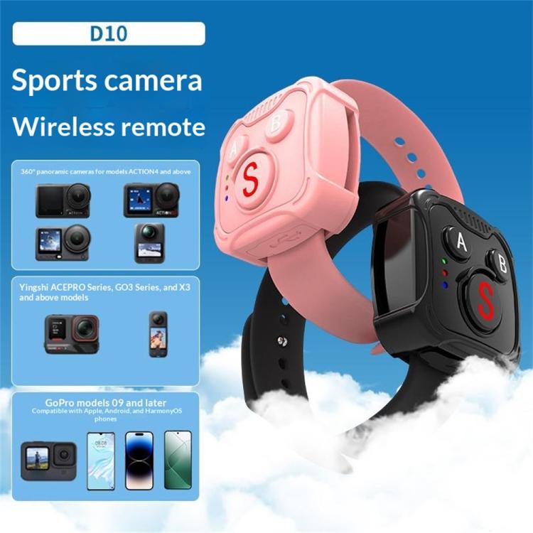 Telecomando wireless D10 BT per action cam DJI, GoPro e Insta360.