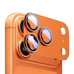 Kalebol AR+AF Matte Armor Pellicola per lenti in metallo forato a fila singola integrata, For iPhone 17 Pro Max, For iPhone 17 Pro