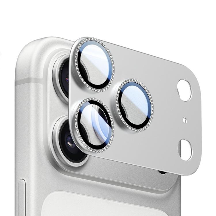 Kalebol AR+AF Matte Armor Pellicola per lenti in metallo forato a fila singola integrata, For iPhone 17 Pro Max, For iPhone 17 Pro
