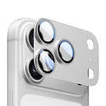 Kalebol AR+AF Matte Armor Pellicola per lenti in metallo forato a fila singola integrata, For iPhone 17 Pro Max, For iPhone 17 Pro