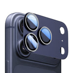Kalebol AR+AF Matte Armor Pellicola per lenti in metallo forato a fila singola integrata, For iPhone 17 Pro Max, For iPhone 17 Pro