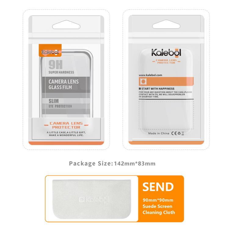 Kalebol AR+AF Matte Armor Pellicola per lenti in metallo forato a fila singola integrata, For iPhone 17 Pro Max, For iPhone 17 Pro