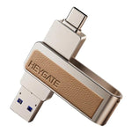 Chiavetta USB 3.0 HEYGATE L2 2-in-1 con doppia interfaccia e alta velocità., 32GB, 64GB, 128GB, 256GB