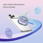 Supporto magnetico per telefono LeReach StarRing Dual Ring Macaron Alloy N52 con rotazione a 360 gradi.