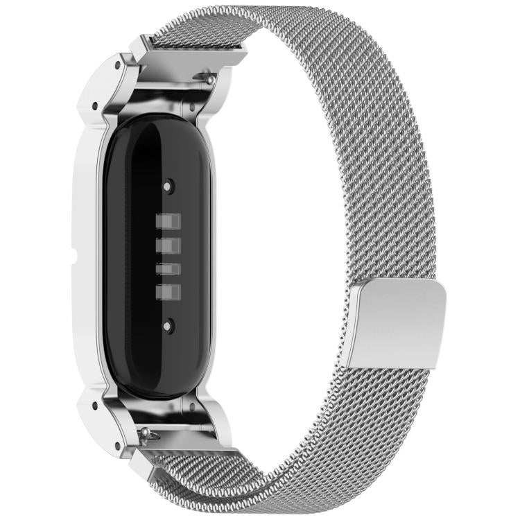Cassa in metallo, cinturino in acciaio inossidabile con chiusura magnetica milanese integrata., For Google Fitbit Air