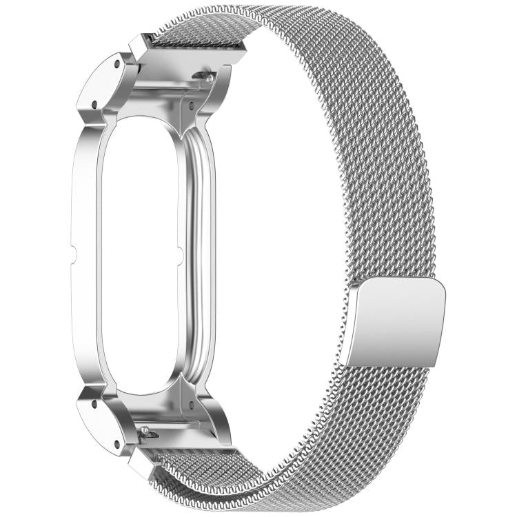 Cassa in metallo, cinturino in acciaio inossidabile con chiusura magnetica milanese integrata., For Google Fitbit Air