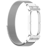 Cassa in metallo, cinturino in acciaio inossidabile con chiusura magnetica milanese integrata., For Google Fitbit Air