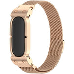 Cassa in metallo, cinturino in acciaio inossidabile con chiusura magnetica milanese integrata., For Google Fitbit Air