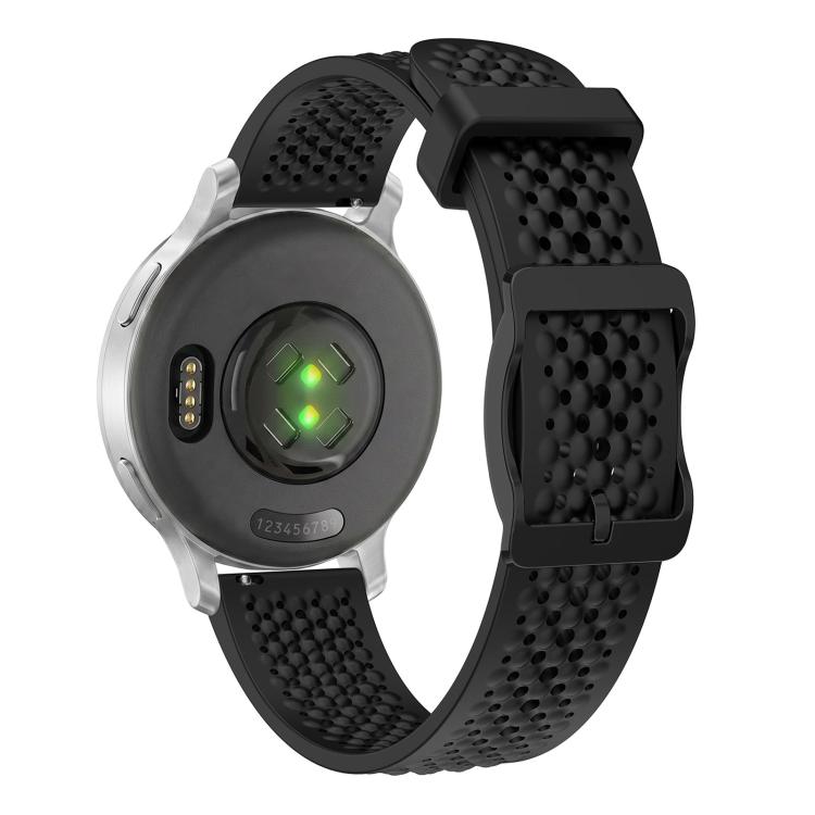 Cinturino per orologio in silicone tinta unita con fibbia ad ardiglione a nido d'ape., For Garmin Lily 2