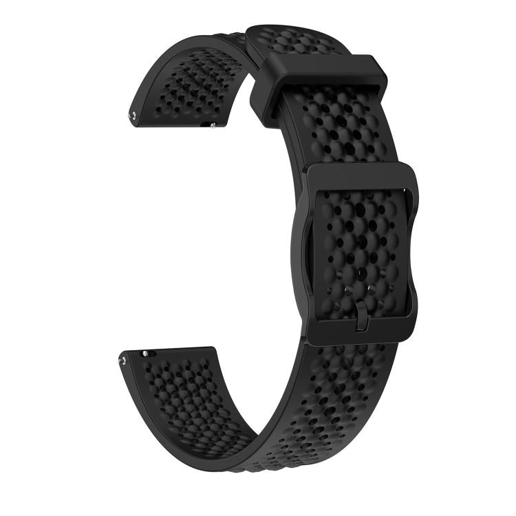 Cinturino per orologio in silicone tinta unita con fibbia ad ardiglione a nido d'ape., For Garmin Lily 2
