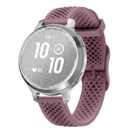 Cinturino per orologio in silicone tinta unita con fibbia ad ardiglione a nido d'ape., For Garmin Lily 2