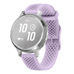 Cinturino per orologio in silicone tinta unita con fibbia ad ardiglione a nido d'ape., For Garmin Lily 2