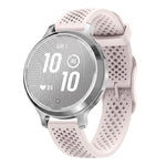 Cinturino per orologio in silicone tinta unita con fibbia ad ardiglione a nido d'ape., For Garmin Lily 2