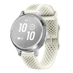 Cinturino per orologio in silicone tinta unita con fibbia ad ardiglione a nido d'ape., For Garmin Lily 2