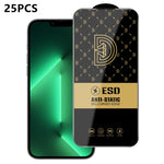 25 pezzi di pellicola protettiva antistatica serigrafata HD Royal Diamond per vetro temperato., For iPhone 17e / 16e, For iPhone 17 Pro Max, For iPhone 17 Pro, For iPhone 17, For iPhone Air, For iPhone 16 Pro Max, For iPhone 16 Pro, For iPhone 16 Plus ...
