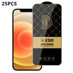 25 pezzi di pellicola protettiva antistatica serigrafata HD Royal Diamond per vetro temperato., For iPhone 17e / 16e, For iPhone 17 Pro Max, For iPhone 17 Pro, For iPhone 17, For iPhone Air, For iPhone 16 Pro Max, For iPhone 16 Pro, For iPhone 16 Plus ...