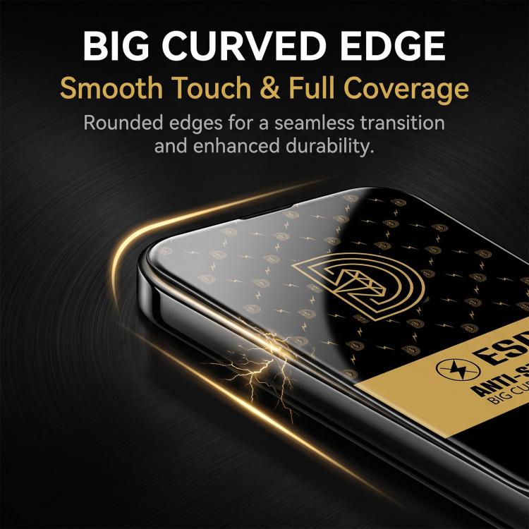 25 pezzi di pellicola protettiva antistatica serigrafata HD Royal Diamond per vetro temperato., For iPhone 17e / 16e, For iPhone 17 Pro Max, For iPhone 17 Pro, For iPhone 17, For iPhone Air, For iPhone 16 Pro Max, For iPhone 16 Pro, For iPhone 16 Plus ...