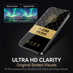 25 pezzi di pellicola protettiva antistatica serigrafata HD Royal Diamond per vetro temperato., For iPhone 17e / 16e, For iPhone 17 Pro Max, For iPhone 17 Pro, For iPhone 17, For iPhone Air, For iPhone 16 Pro Max, For iPhone 16 Pro, For iPhone 16 Plus ...