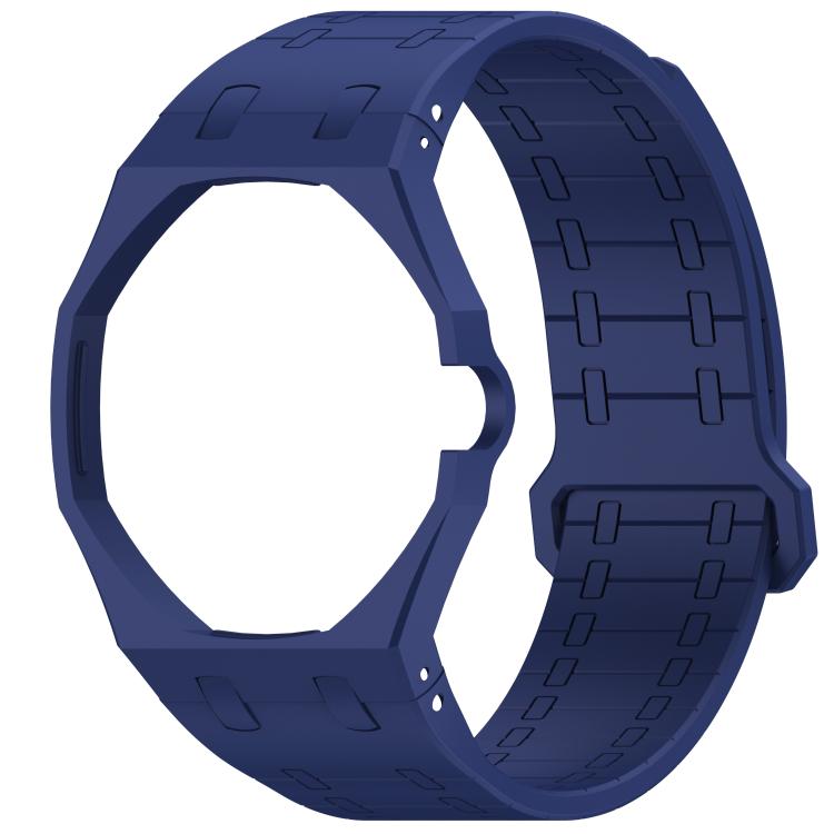 Cinturino in silicone magnetico integrato con tre ore sul lato destro (ore 3)., For Swatch Royal Pop