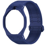 Cinturino in silicone magnetico integrato con indicazione delle dodici ore., For Swatch Royal Pop