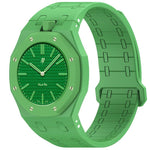 Cinturino in silicone magnetico integrato con indicazione delle dodici ore., For Swatch Royal Pop